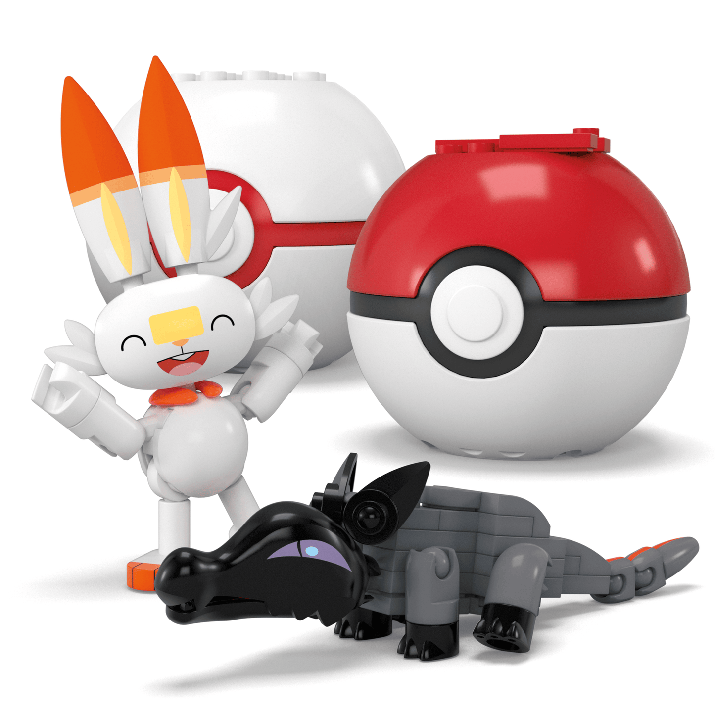 Mega Pok¨¦mon Figurines Articul¨¦es ¨¦quipe de Type Feu (105 Pces)