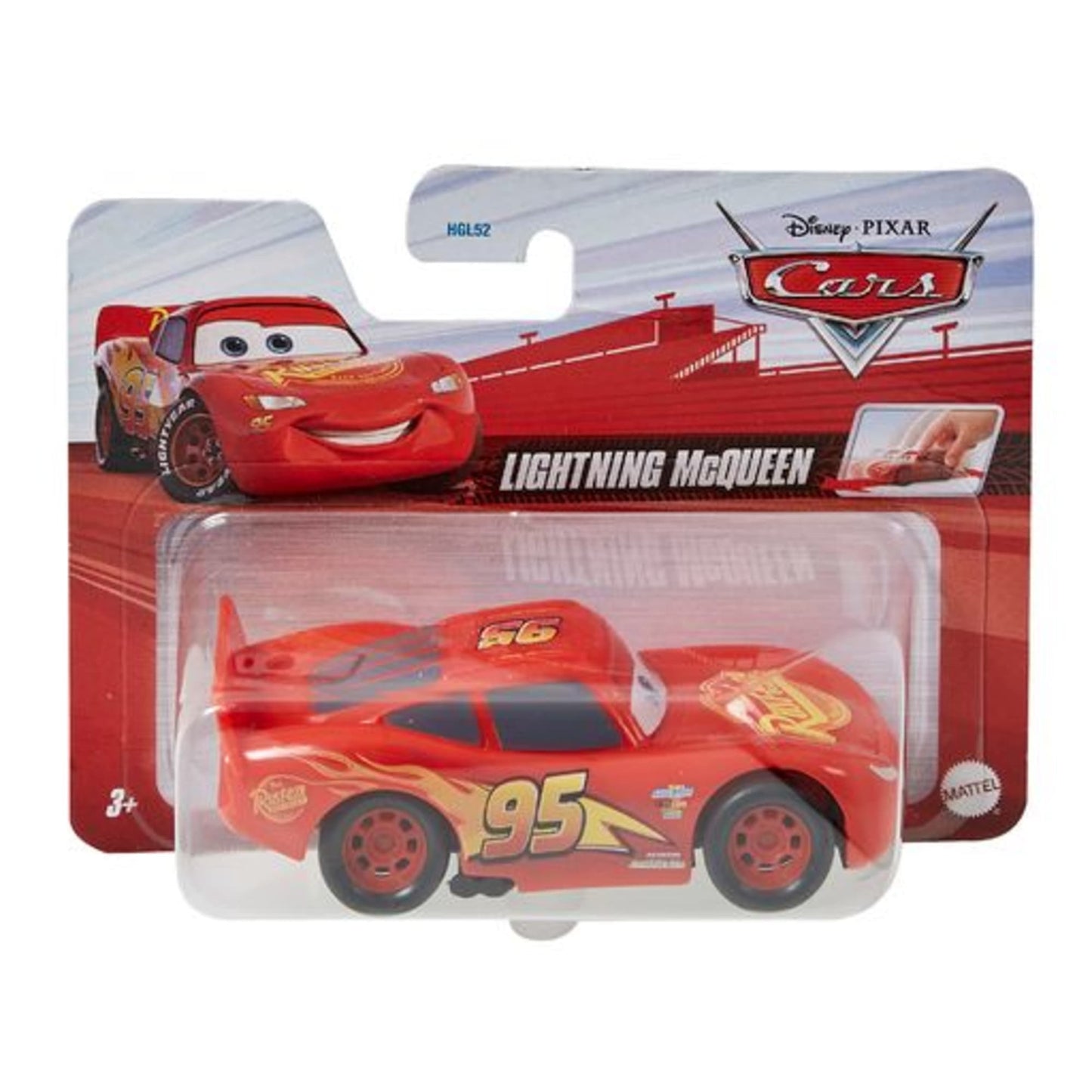 Carros da Disney e Pixar Pullback Ve¨ªculo de Brinquedo Relampago McQueen