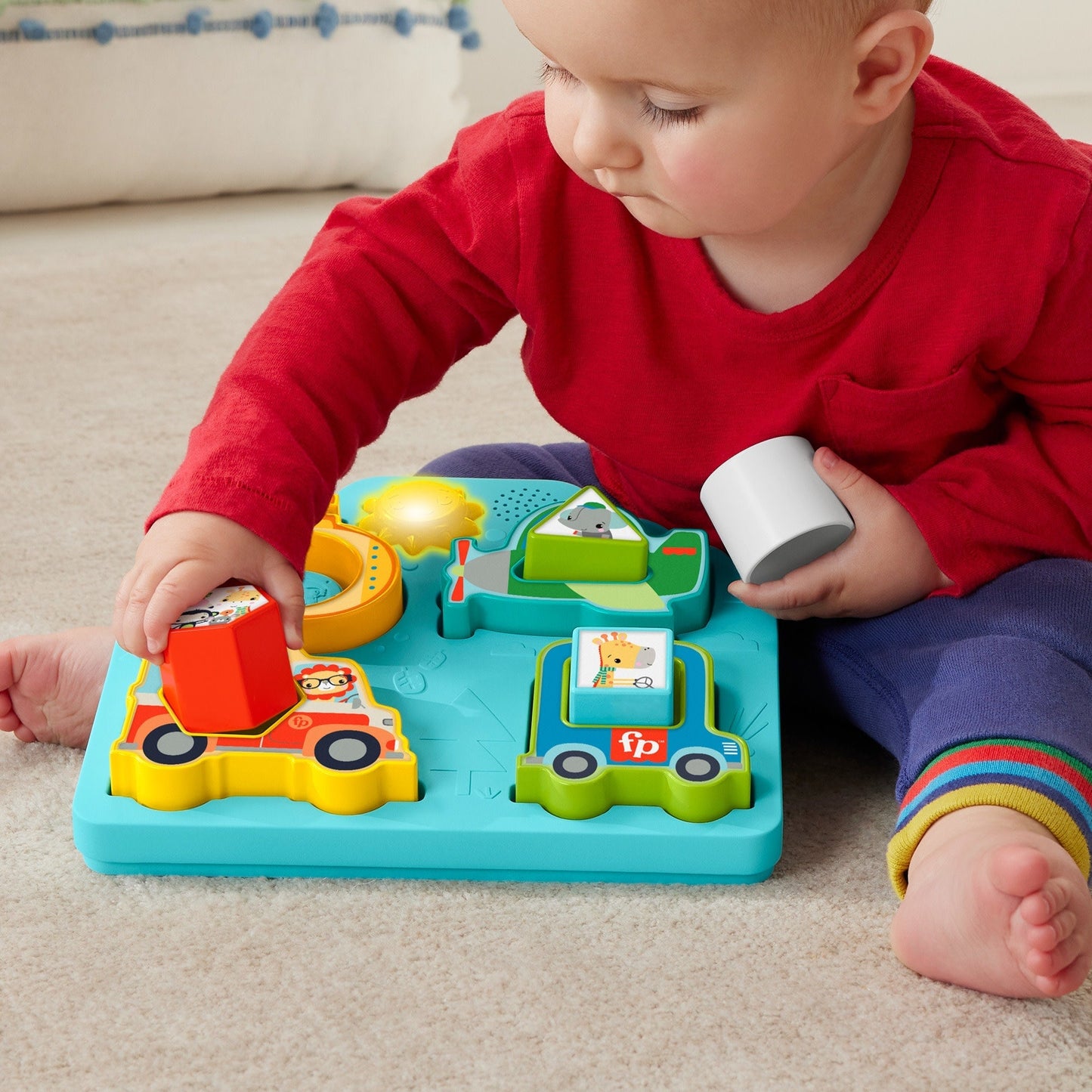 Fisher-Price Casse-T¨ºte V¨¦hicules, Formes et Sons, Musique et Lumi¨¨res