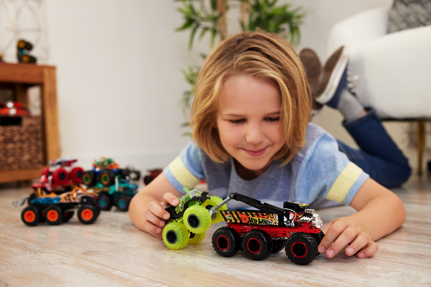 Hot Wheels  Monster Trucks  Big Rigs  Camion ¨¤ 6Roues