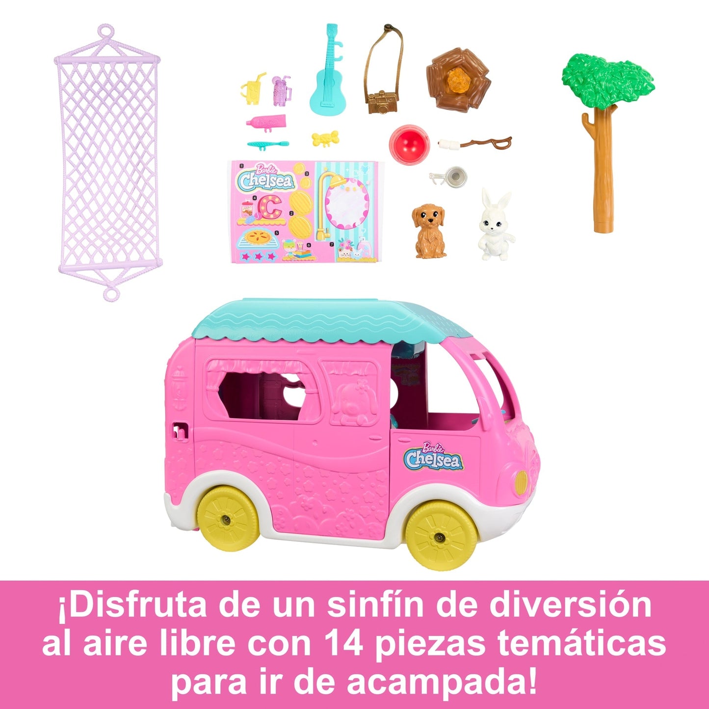 Barbie Veh¨ªculo de Juguete Chelsea Nuevo Camper
