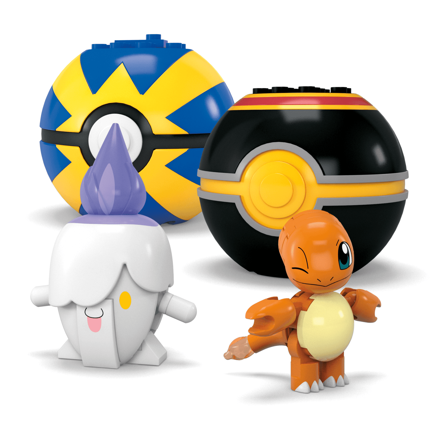 Mega  Pok¨¦mon  Figurines Articul¨¦es  ¨¦quipe de Type Feu (105 Pces)