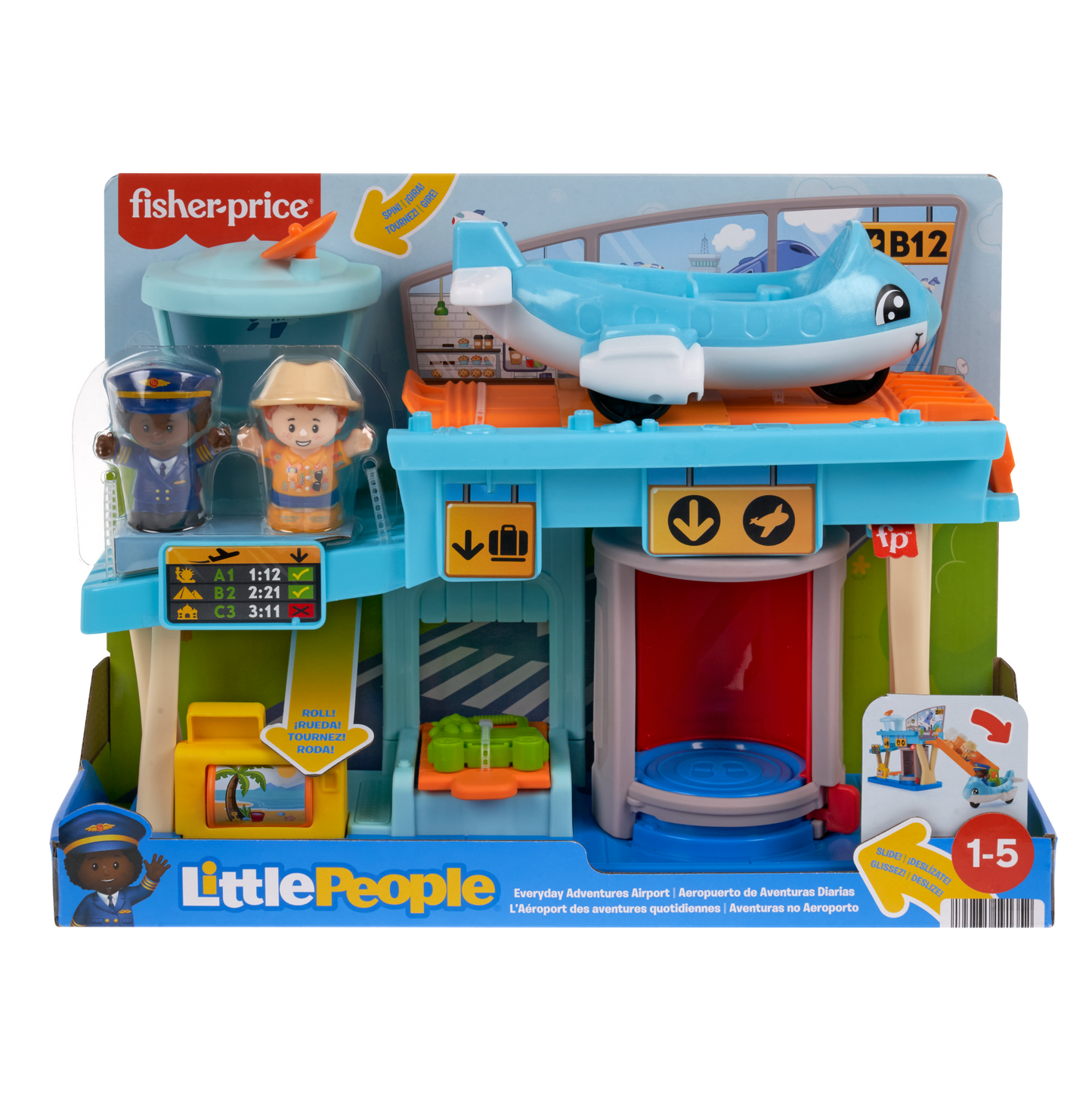 Little People Brinquedo para Beb¨ºs Aventuras no Aeroporto