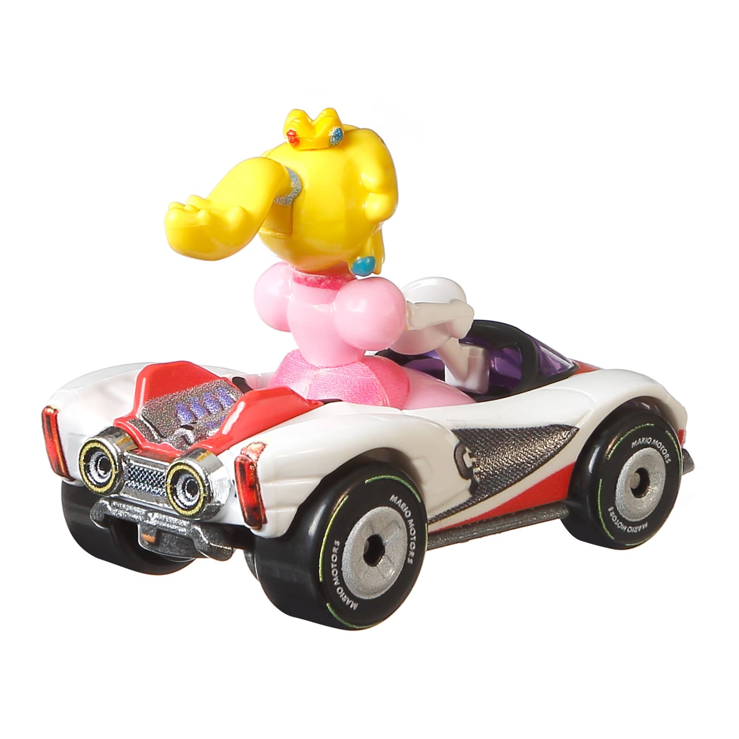 Hot Wheels Mario Kart Veh¨ªculo de Juguete Princesa Peach P-Wing