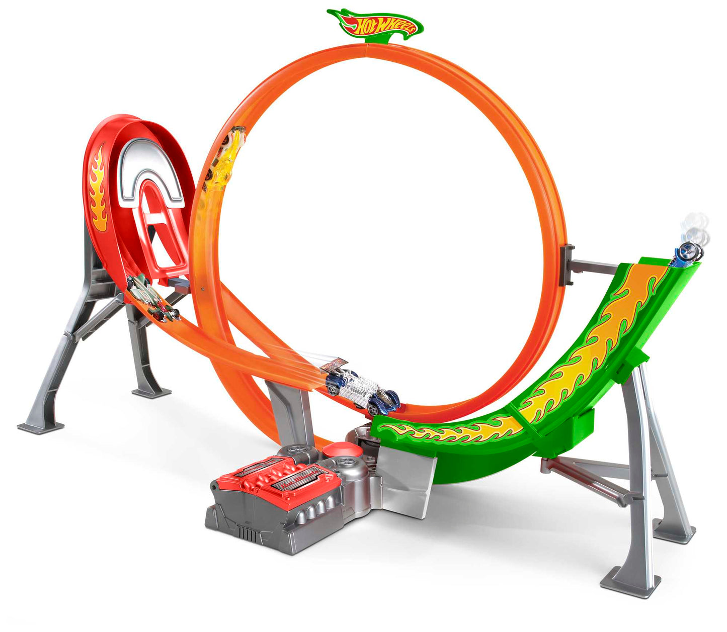 Hot Wheels?  Coffre Piste de Course Motoris¨¦e