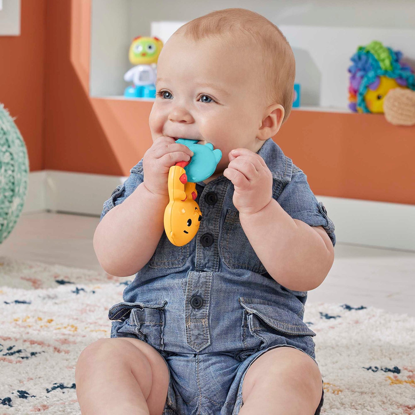 Fisher-Price Baby Chocalho para Beb¨ºs Sensimals Leopardo