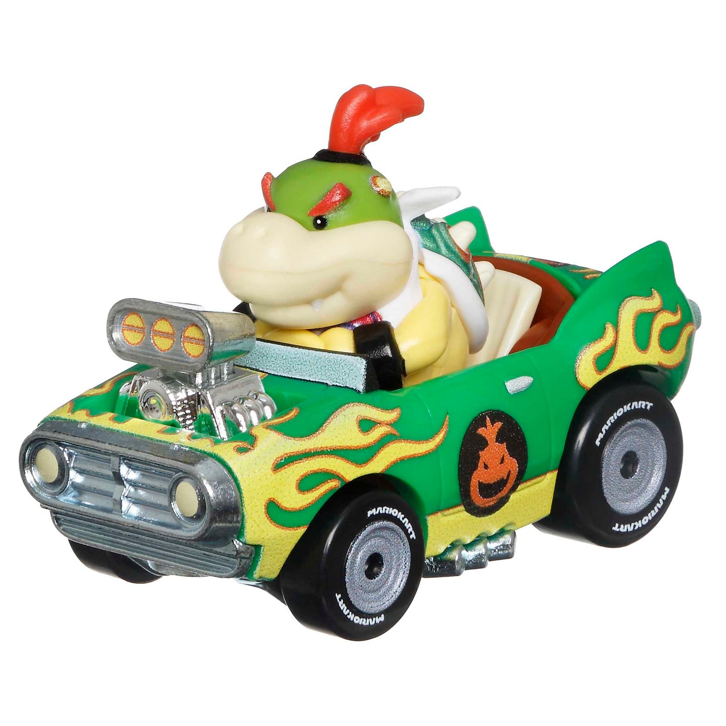 Hot Wheels Mario Kart Veh¨ªculo de Juguete Bowser Jr Flame Flyer