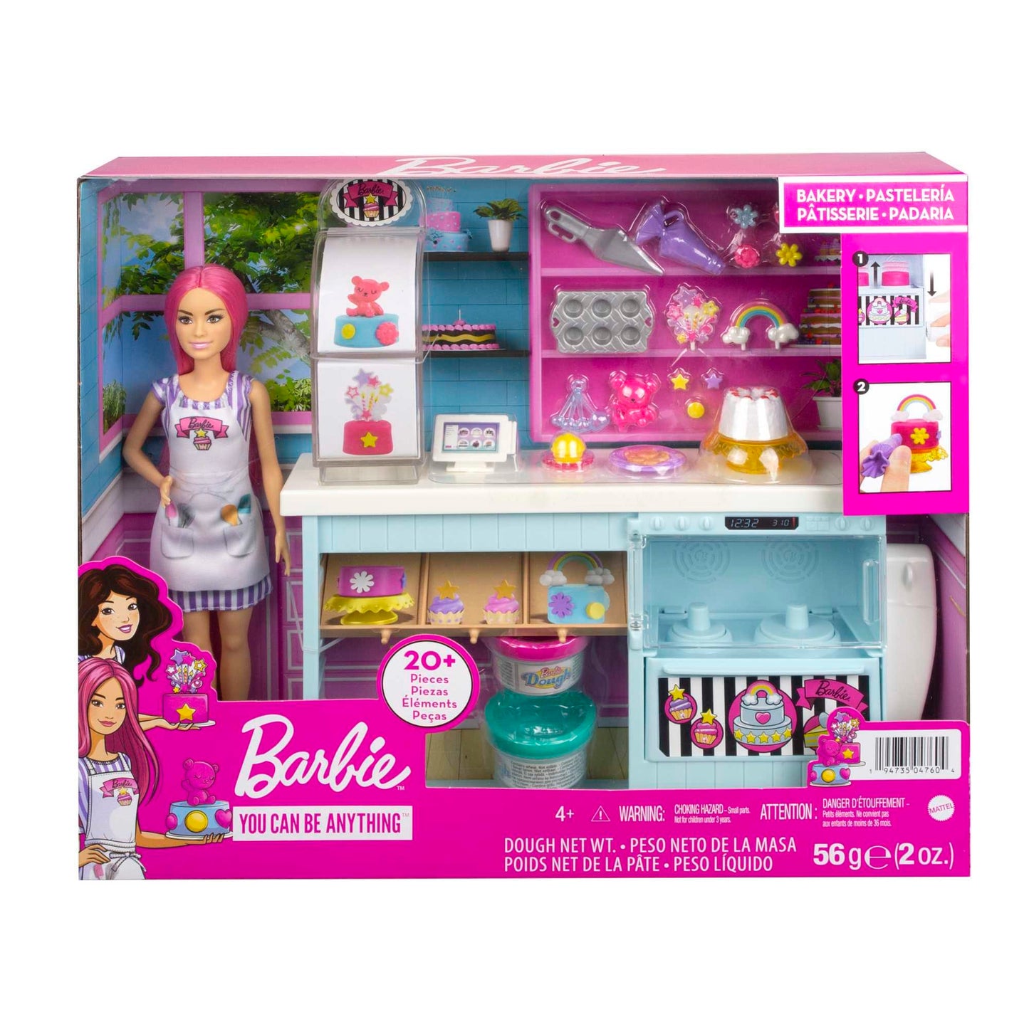 Barbie Profiss?es Conjunto de Brinquedo Confeitaria para Decorar