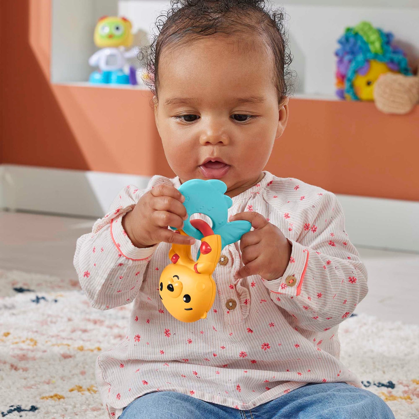 Fisher-Price Baby Sonaja para Beb¨¦s Sensimals Leopardo